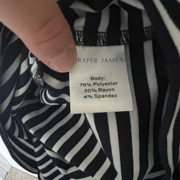 Draper James Striped Ponte Sheath Dress Medium - Picture 5 of 6